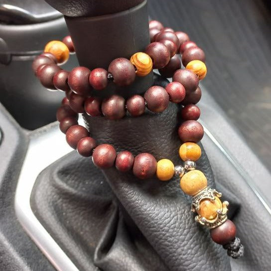 Car rosary "Fair balance", auto rosary for mirror and gearboxy, antistress meditation and finger training (SCU: 3-10-15)