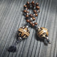 Handmade Wooden Chetki Skilltoy | Slavic Flip Rosary | Pocket Worry Beads for Hand "Futhark's satellites"