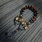 Handmade Wooden Chetki Skilltoy | Slavic Flip Rosary | Pocket Worry Beads for Hand "The Dark Soul of a Pirate"