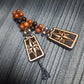 Handmade Wooden Chetki Skilltoy "Captain of the Golden Galleon" Slavic Flip Rosary | Pocket Worry Beads for Hand Dexterity
