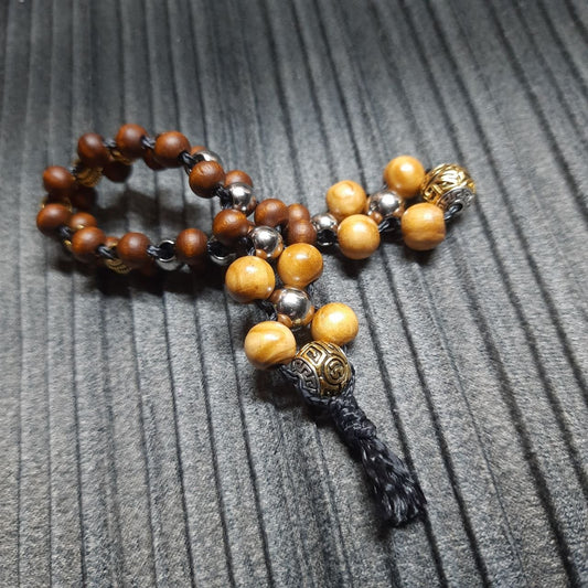 Handmade Wooden Chetki "Dream-realizer"      Slavic Flip Rosary | Pocket Worry Beads for Hand Dexterity