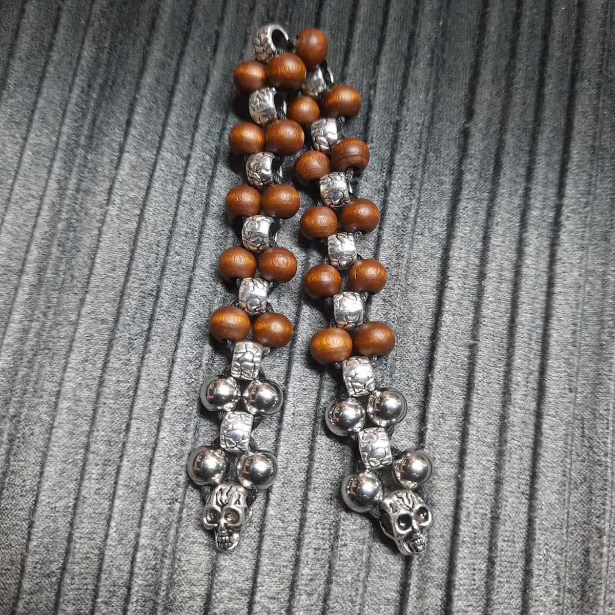 Handmade Wooden Chetki "Dragon Hunter"| Slavic Flip Rosary | Pocket Worry Beads for Hand