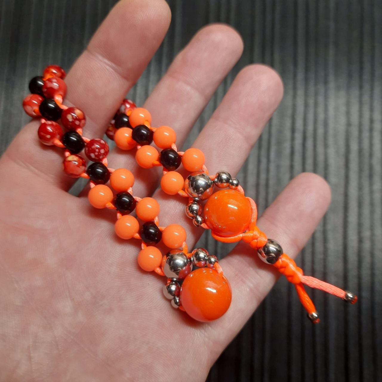 Handmade Chetki Skilltoy | Slavic Flip Rosary | Pocket Worry Beads for Hand Dexterity "Bright wind"