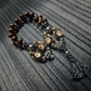 Handmade Wooden Chetki Skilltoy | Slavic Flip Rosary | Pocket Worry Beads for Hand "The Dark Soul of a Pirate"