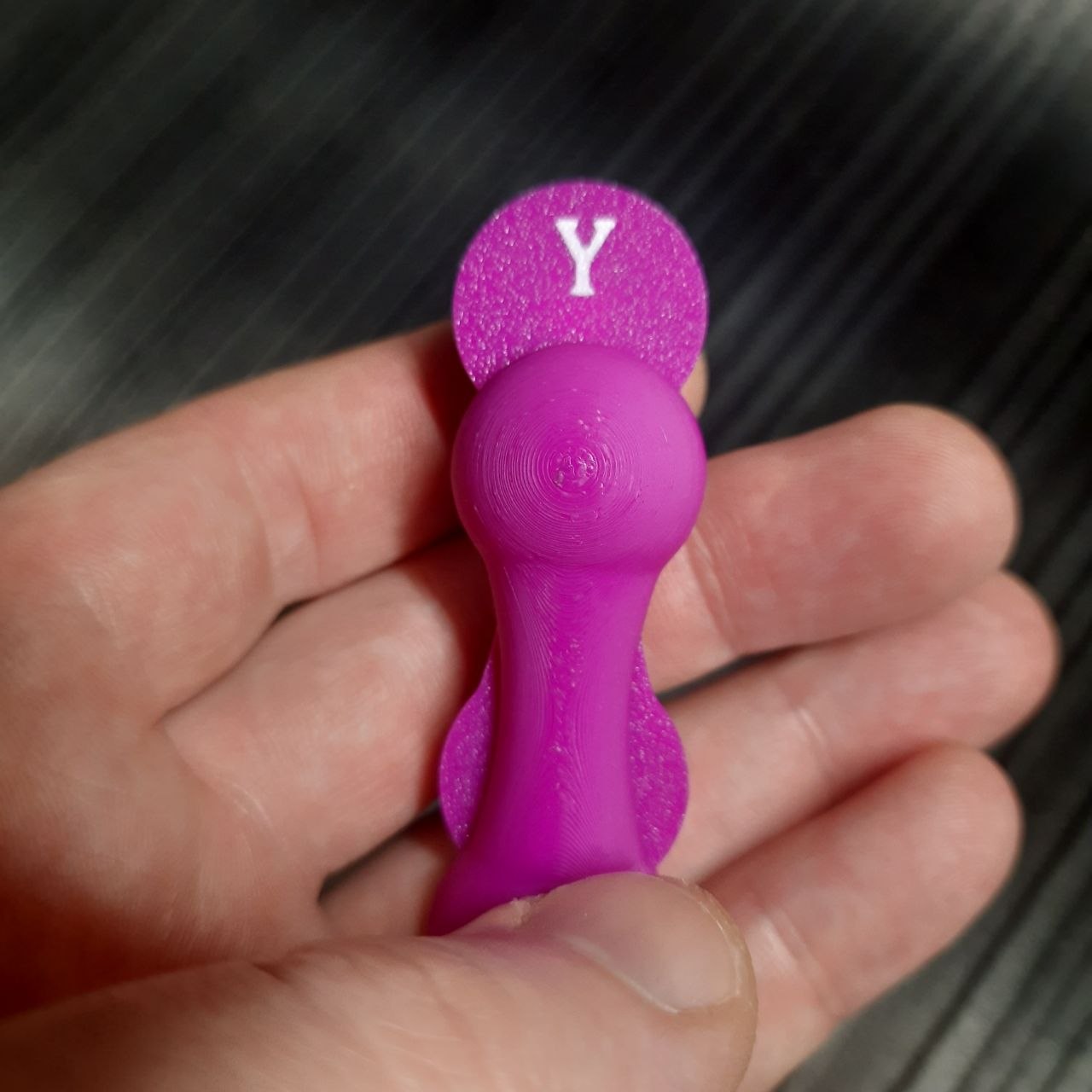 Knuckleroller - slider "Decision making", magnetic fidget.