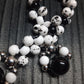 Handmade Chetki Skilltoy | Slavic Flip Rosary | Pocket Worry Beads for Hand Dexterity "28 Dalmatians"