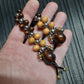 Handmade Wooden Chetki Skilltoy | Slavic Flip Rosary | Pocket Worry Beads for Hand "Duality of Eternity" v2