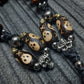 Handmade Wooden Chetki Skilltoy | Slavic Flip Rosary | Pocket Worry Beads for Hand "The Dark Soul of a Pirate"