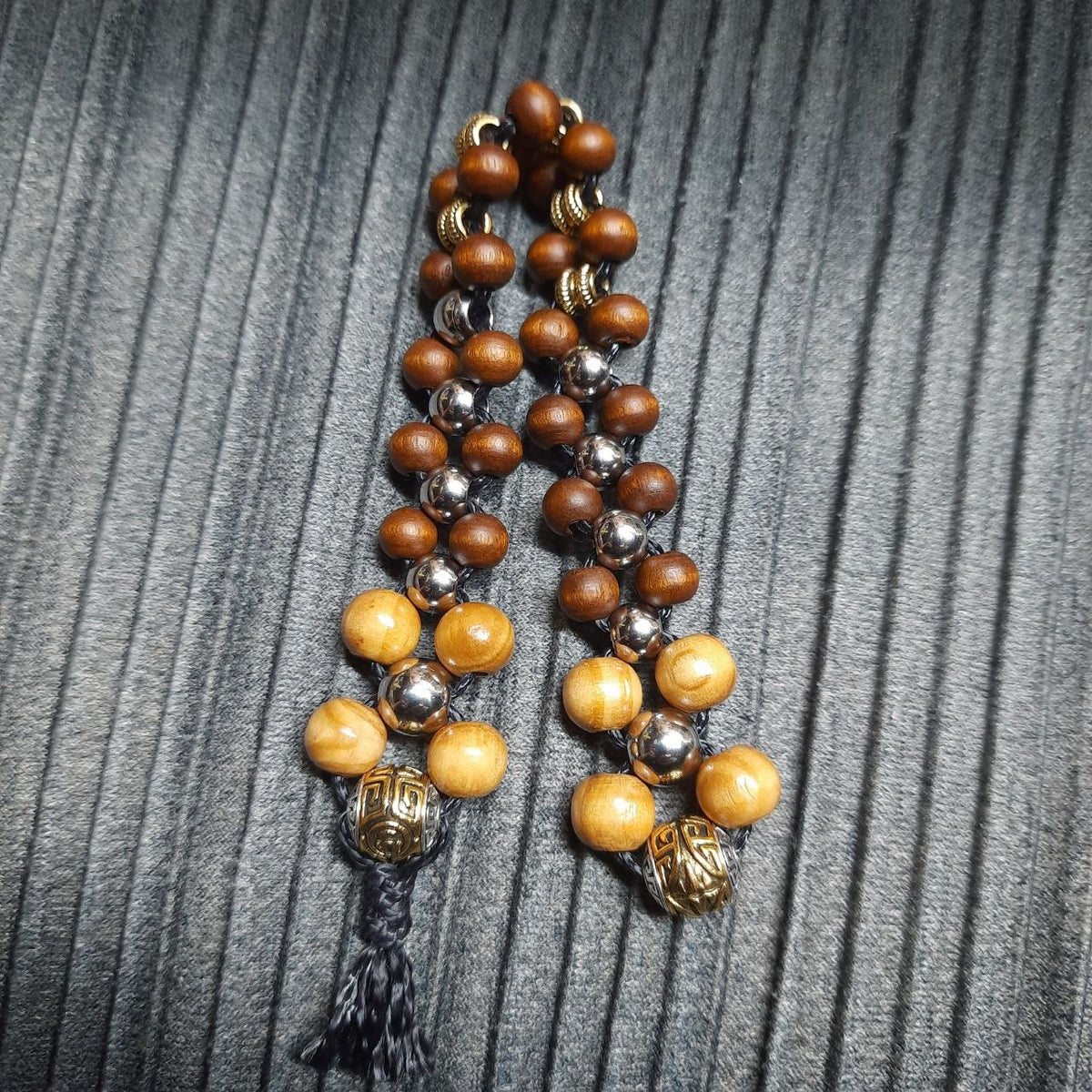 Handmade Wooden Chetki "Dream-realizer"      Slavic Flip Rosary | Pocket Worry Beads for Hand Dexterity