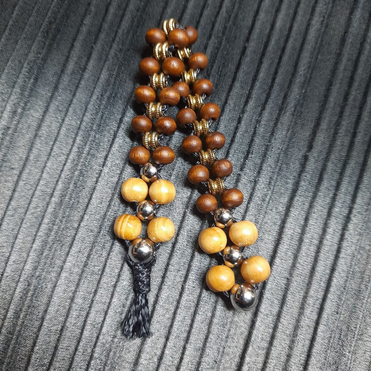 Handmade Wooden Chetki "Bright hope"      Slavic Flip Rosary | Pocket Worry Beads for Hand Dexterity