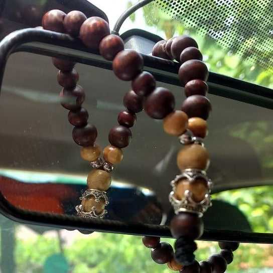 Car rosary "Fair balance", auto rosary for mirror and gearboxy, antistress meditation and finger training (SCU: 3-10-15)