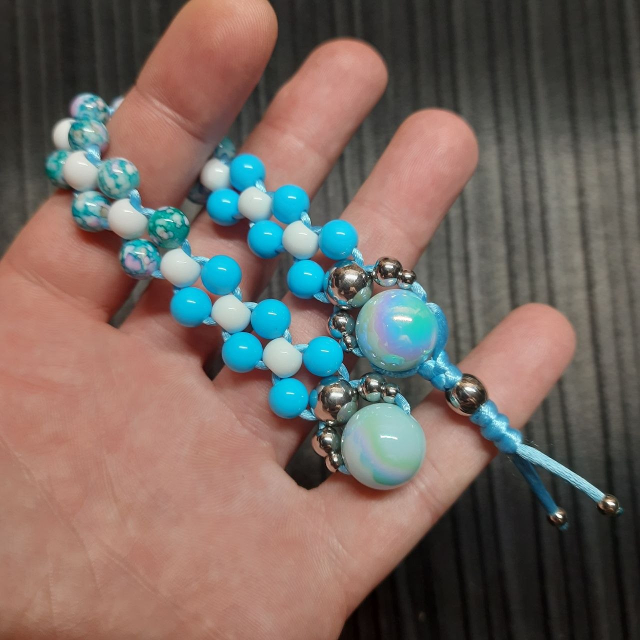 Handmade Chetki Skilltoy | Slavic Flip Rosary | Pocket Worry Beads for Hand Dexterity "Bright wind"