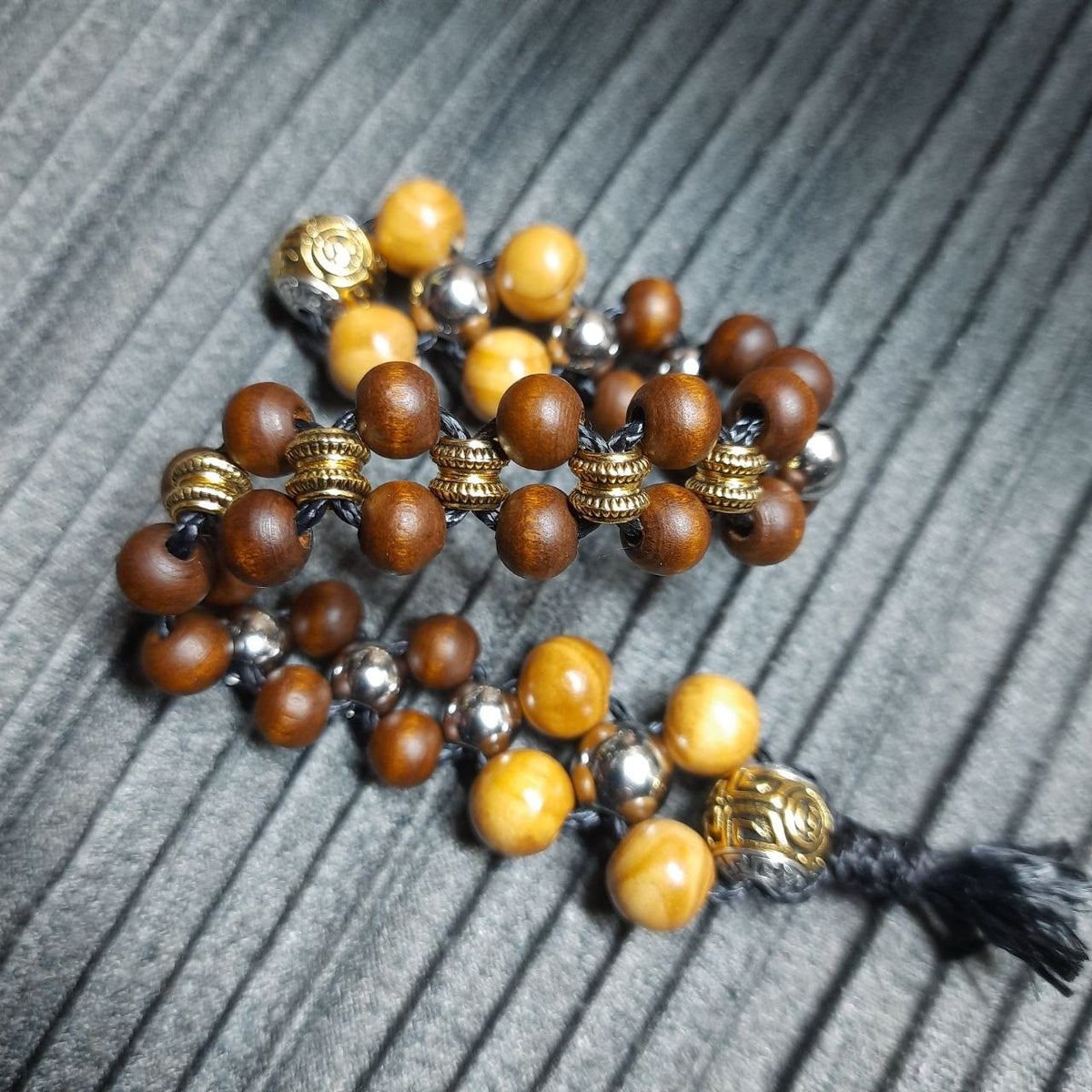 Handmade Wooden Chetki "Dream-realizer"      Slavic Flip Rosary | Pocket Worry Beads for Hand Dexterity