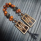 Handmade Wooden Chetki Skilltoy "Captain of the Golden Galleon" Slavic Flip Rosary | Pocket Worry Beads for Hand Dexterity