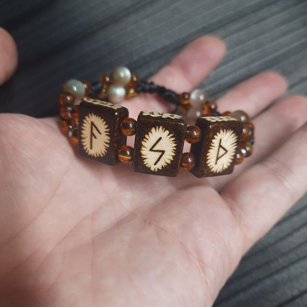Bracelet amulet talisman "Guardian Satellites"