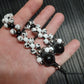 Handmade Chetki Skilltoy | Slavic Flip Rosary | Pocket Worry Beads for Hand Dexterity "28 Dalmatians"
