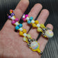 Handmade Chetki Skilltoy | Slavic Flip Rosary | Pocket Worry Beads for Hand Dexterity "Color madness"