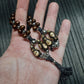 Handmade Wooden Chetki Skilltoy | Slavic Flip Rosary | Pocket Worry Beads for Hand "The Dark Soul of a Pirate"
