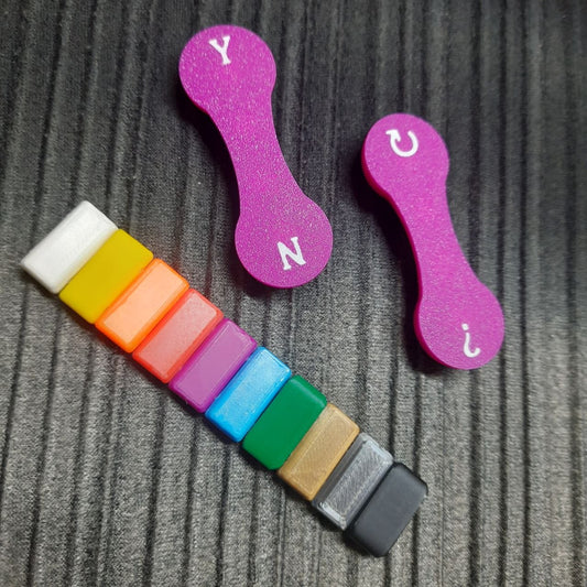 Knuckleroller - slider "Decision making", magnetic fidget.