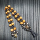 Handmade Wooden Chetki Skilltoy "Leovult – Guardian of the Forest"      Slavic Flip Rosary | Pocket Worry Beads for Hand Dexterity