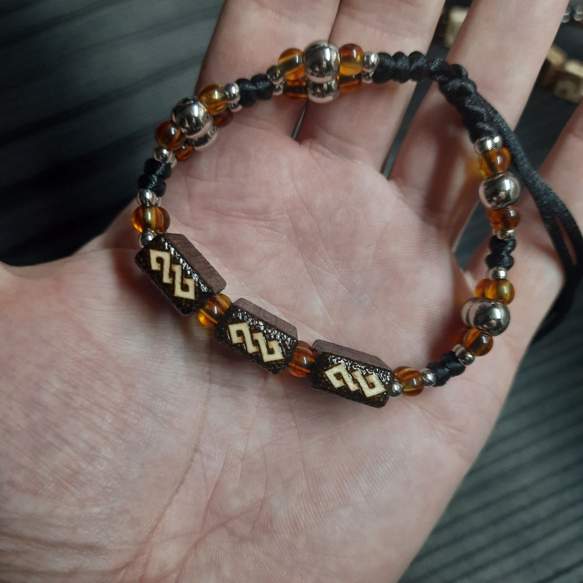 Bracelet amulet talisman "Guardian Satellites"