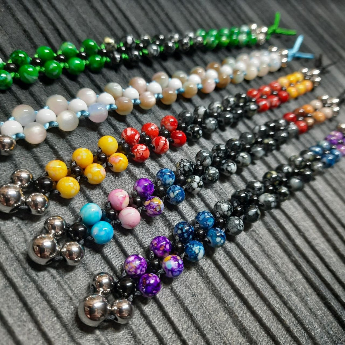 Handmade Chetki Skilltoy "Nimble tentacles" Slavic Flip Rosary | Pocket Worry Beads for Hand Dexterity