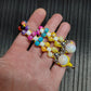 Handmade Chetki Skilltoy | Slavic Flip Rosary | Pocket Worry Beads for Hand Dexterity "Color madness"