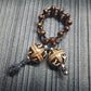 Handmade Wooden Chetki Skilltoy | Slavic Flip Rosary | Pocket Worry Beads for Hand "Futhark's satellites"