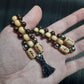 Handmade Wooden Chetki Skilltoy | Slavic Flip Rosary | Pocket Worry Beads for Hand "Meditative Path of Runes"