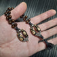 Handmade Wooden Chetki Skilltoy | Slavic Flip Rosary | Pocket Worry Beads for Hand "The Dark Soul of a Pirate"