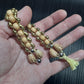 Handmade Wooden Chetki Skilltoy | Slavic Flip Rosary | Pocket Worry Beads for Handy "Golden Thunder Meditation"