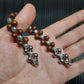 Handmade Wooden Chetki "Dragon Hunter"| Slavic Flip Rosary | Pocket Worry Beads for Hand