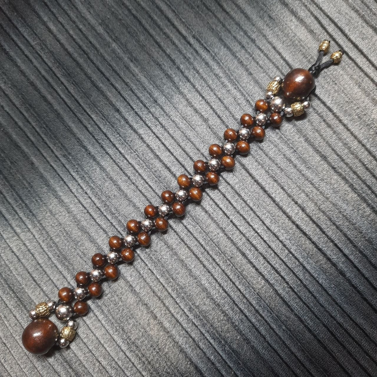 Handmade Wooden Chetki Skilltoy | Slavic Flip Rosary | Pocket Worry Beads for Hand "Duality of Eternity"