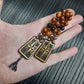 Handmade Wooden Chetki Skilltoy "Captain of the Golden Galleon" Slavic Flip Rosary | Pocket Worry Beads for Hand Dexterity
