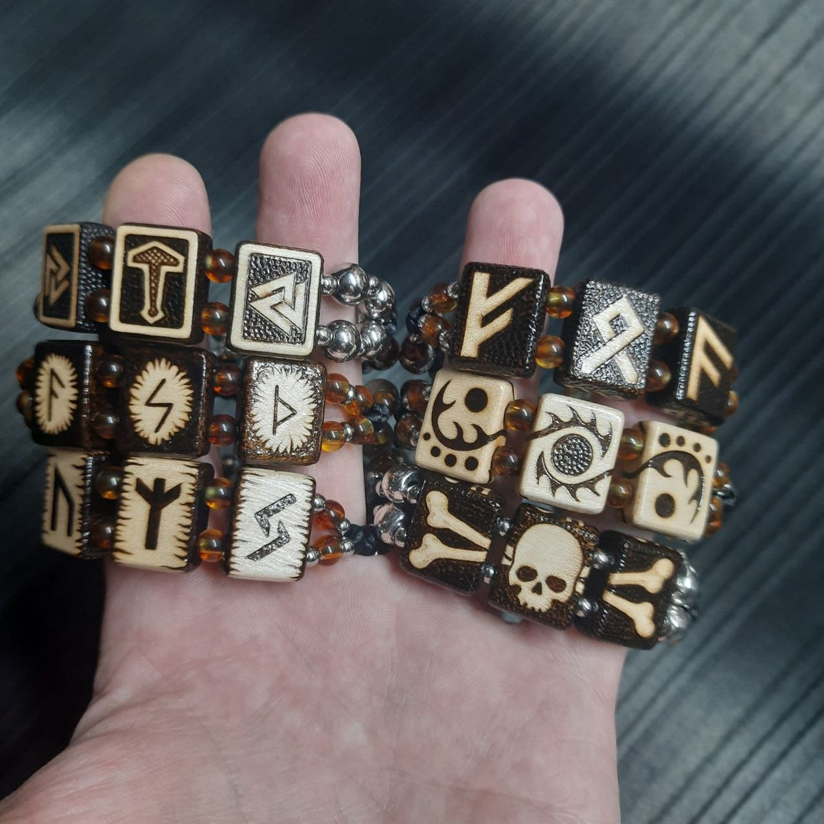Bracelet amulet talisman "Guardian Satellites"