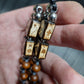 Handmade Wooden Chetki Skilltoy "Treasure Hunter" Slavic Flip Rosary | Pocket Worry Beads for Hand Dexterity