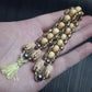 Handmade Wooden Chetki Skilltoy | Slavic Flip Rosary | Pocket Worry Beads for Handy "Golden Thunder Meditation"