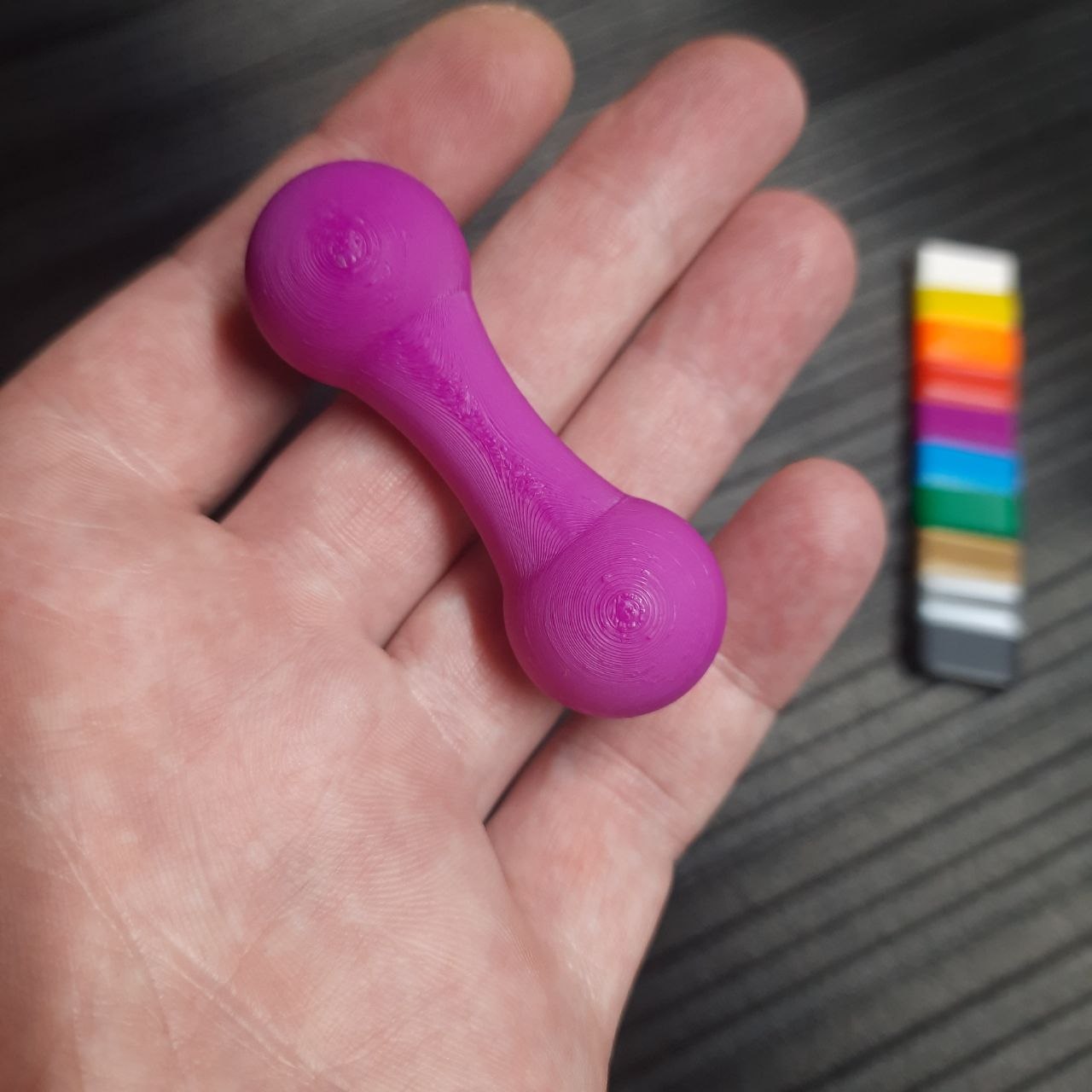 Knuckleroller - slider "Decision making", magnetic fidget.