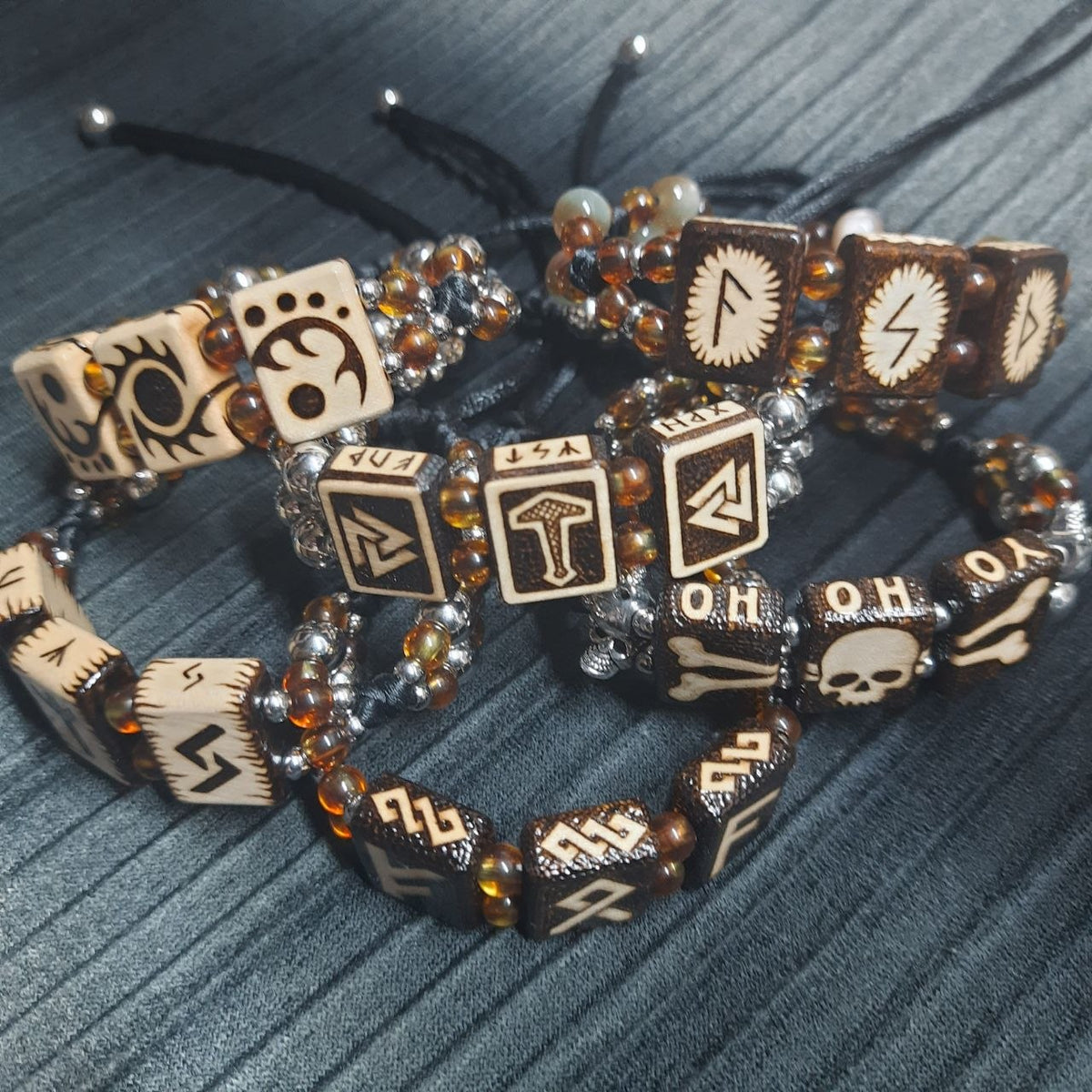 Bracelet amulet talisman "Guardian Satellites"
