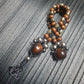 Handmade Wooden Chetki Skilltoy "Berivest – Guardian of the Fields"      Slavic Flip Rosary | Pocket Worry Beads for Hand Dexterity
