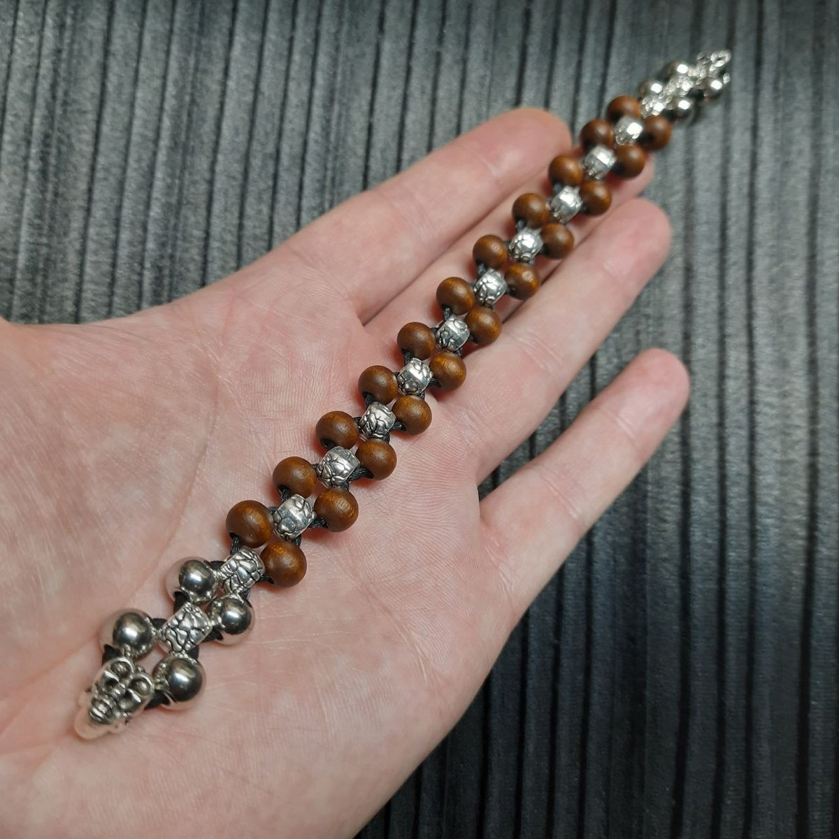 Handmade Wooden Chetki "Dragon Hunter"| Slavic Flip Rosary | Pocket Worry Beads for Hand
