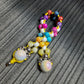 Handmade Chetki Skilltoy | Slavic Flip Rosary | Pocket Worry Beads for Hand Dexterity "Color madness"
