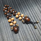 Handmade Wooden Chetki Skilltoy | Slavic Flip Rosary | Pocket Worry Beads for Hand "Duality of Eternity" v2