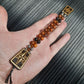 Handmade Wooden Chetki Skilltoy "Captain of the Golden Galleon" Slavic Flip Rosary | Pocket Worry Beads for Hand Dexterity