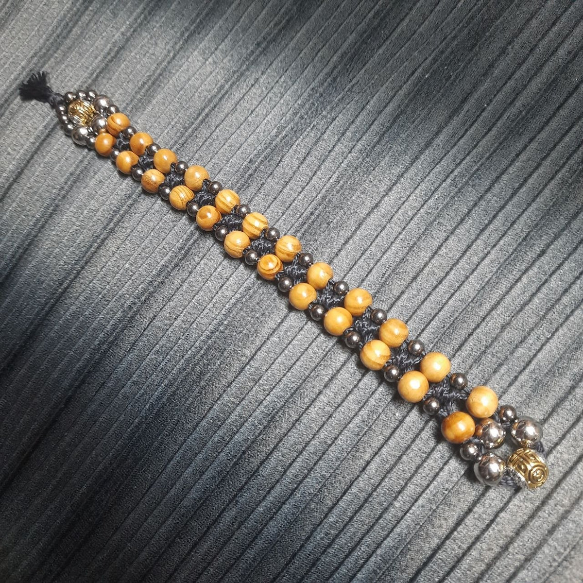 Handmade Wooden Chetki Skilltoy "Leovult – Guardian of the Forest"      Slavic Flip Rosary | Pocket Worry Beads for Hand Dexterity