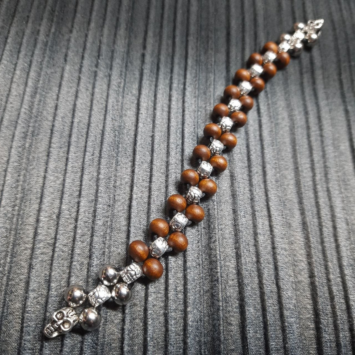 Handmade Wooden Chetki "Dragon Hunter"| Slavic Flip Rosary | Pocket Worry Beads for Hand