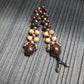 Handmade Wooden Chetki Skilltoy | Slavic Flip Rosary | Pocket Worry Beads for Hand "Duality of Eternity" v2