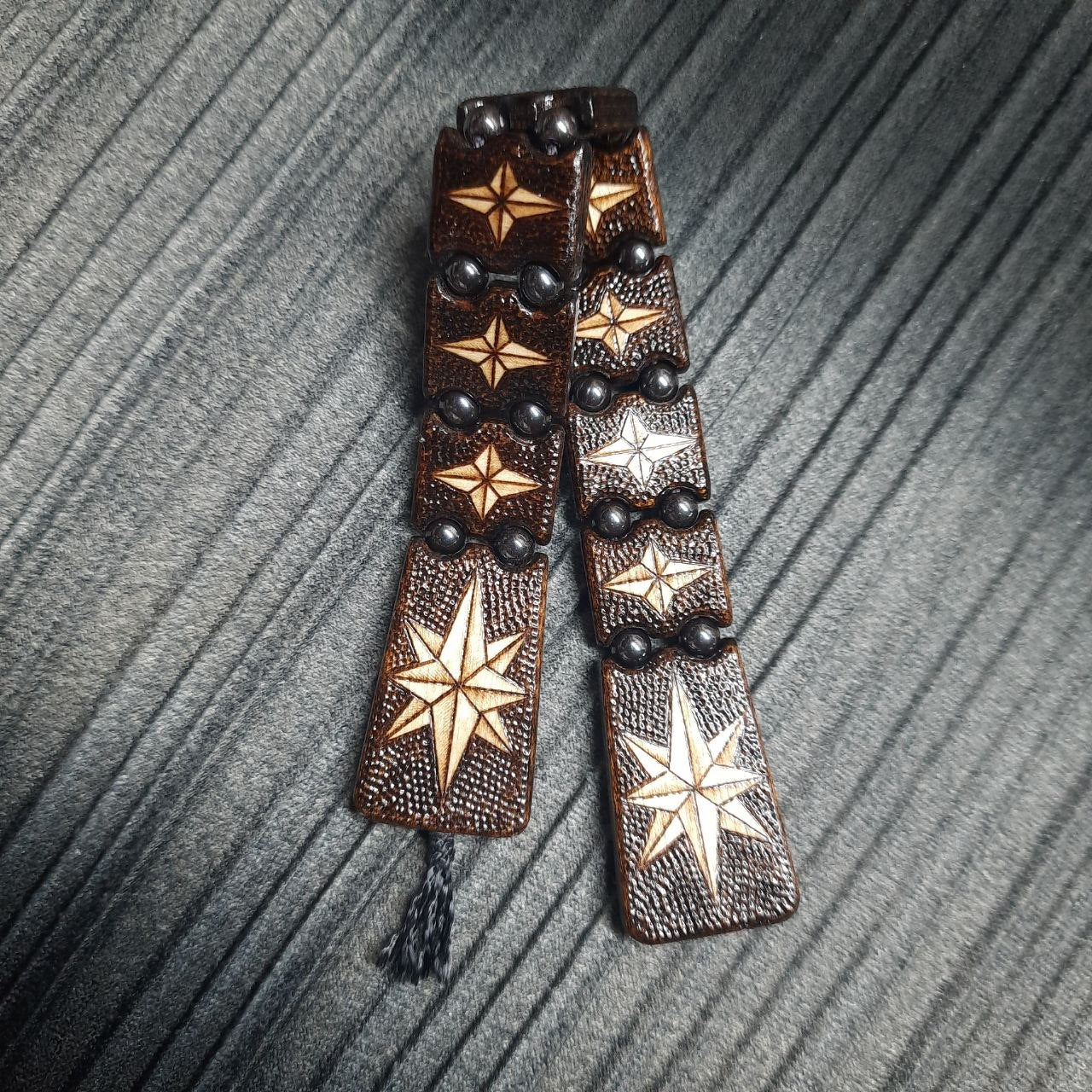 Chetki wooden "Wind rose" handmade