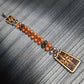 Handmade Wooden Chetki Skilltoy "Captain of the Golden Galleon" Slavic Flip Rosary | Pocket Worry Beads for Hand Dexterity