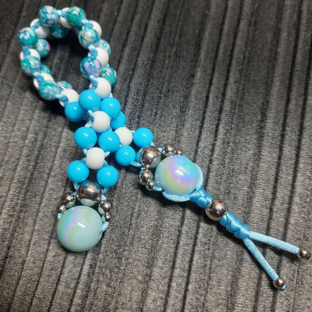 Handmade Chetki Skilltoy | Slavic Flip Rosary | Pocket Worry Beads for Hand Dexterity "Bright wind"